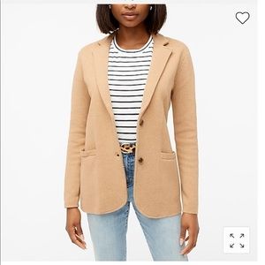 J. Crew Sweater Blazer Size XS Nude Tan Beige